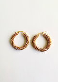 Aretes Golden essential hoops
