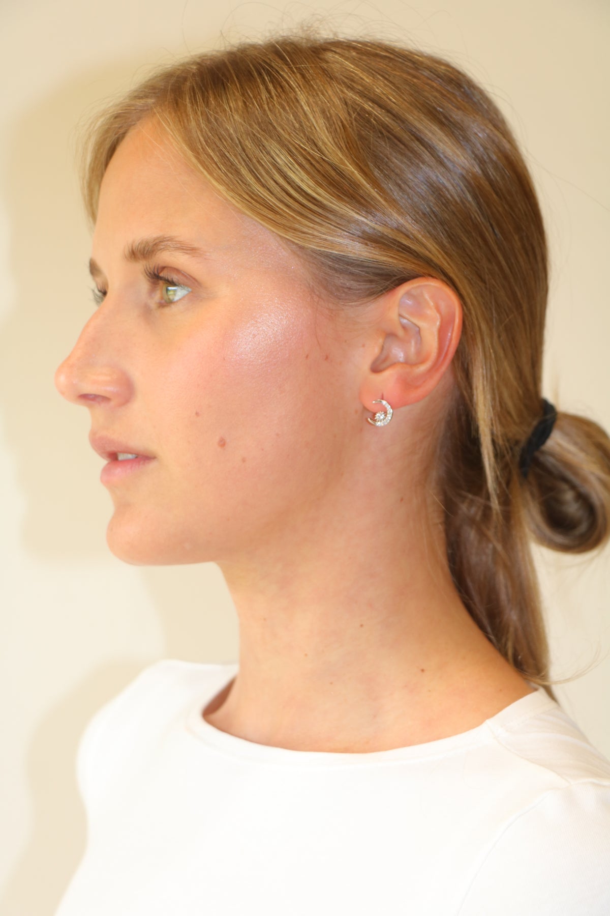 Combo: Gold double trouble - Moonbow Studs Dorado