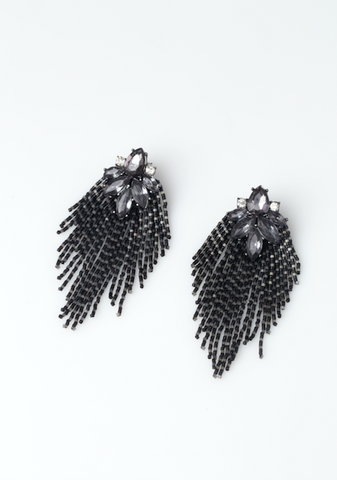 Aretes Black Lace