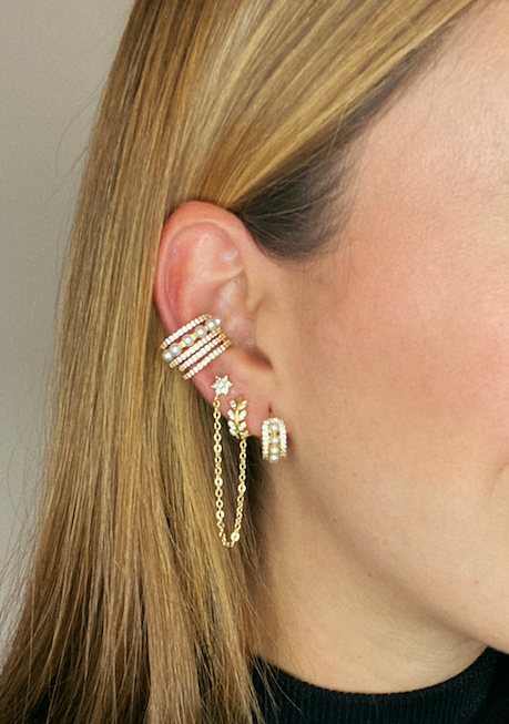 Gold Rowan Earrings